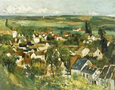 Panoramic View of Auvers-sur-Oise by Paul Cézanne